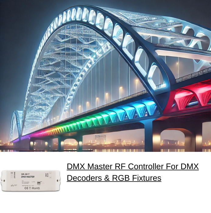 DMX Master RF Controller For DMX Decoders  & RGB  Fixtures