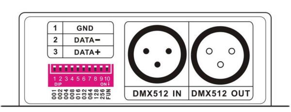 LT8030DMX512Decoder3 - DMX Decoder - WDM Lighting ||