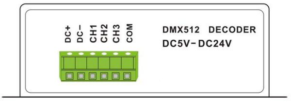LT8030DMX512Decoder4 - DMX Decoder - WDM Lighting ||