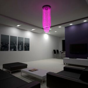 Small Sparkle Fiber Chandelier