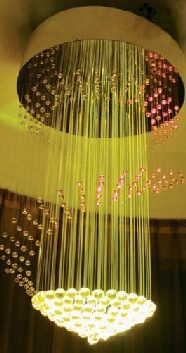 mfc22b - Fiber Optic Meteor Chandelier - WDM Lighting |||
