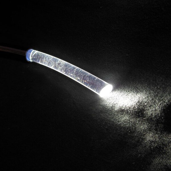12mmSCEGLighted - 12mm Solid Core End Glow Fiber Optic Cable Sold By The Foot - WDM Lighting |||