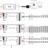 sr1009eawiwiringmultipleunits.png - Universal RF&WiFi RGB/RGBW LED Controller 8A 12-36VDC Constant Voltage Controller - WDM Lighting ||