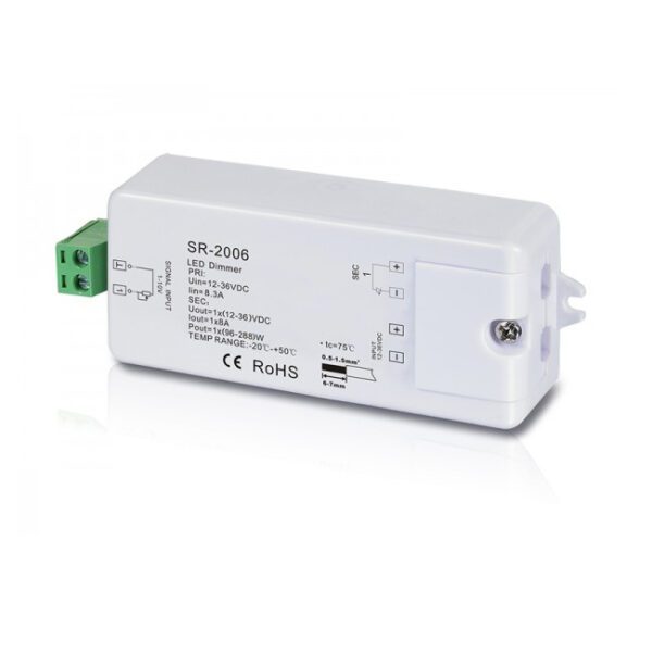 sr2006 - 1 Channel Constant Voltage 0/1-10V Dimmer - WDM Lighting ||