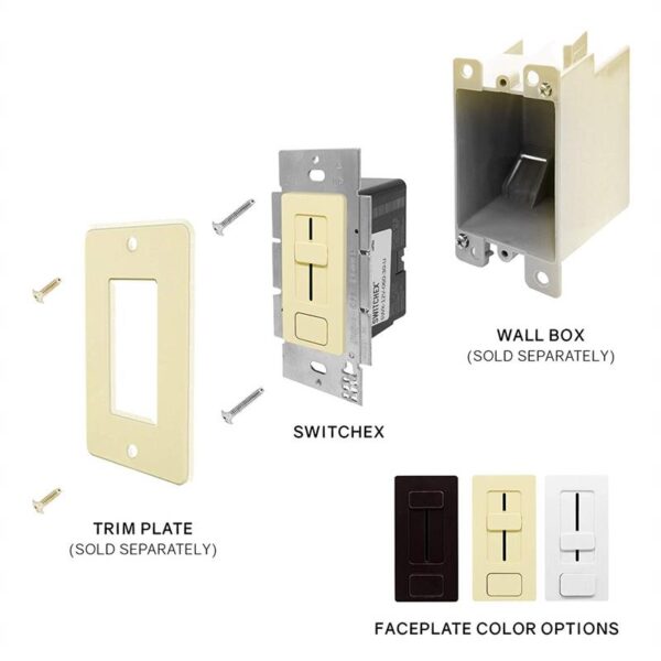 71Nr6qu2EvL._SL1500_.1 - SWITCHEX 12V 60W LED Driver Dimmer Combination - WDM Lighting |||||||