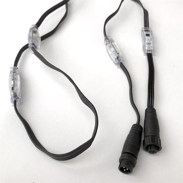 peba - Dual Sided Minleon LED RGB Pebble String Light Plus Line - WDM Lighting ||||||