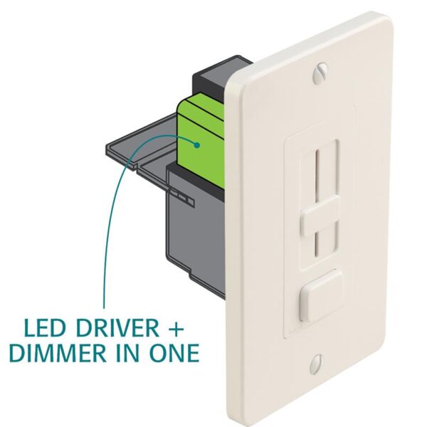 switch - SWITCHEX 12V 60W LED Driver Dimmer Combination - WDM Lighting |||||||