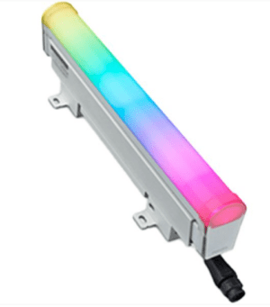 Color Kinetics -101-000200-06 - iColor Accent Compact - 12.4-inch RGBW LED IP66-Rated Direct-View with Translucent Lens and 210-Degree Beam in Gray Finish