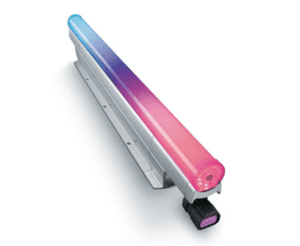 Color Kinetics -123-000181-00 - Accent MX Powercore gen3 - 2FT RGB LED IP66-Rated Direct-View with Translucent Lens and 120 x 225-Degree Beam in Gray Finish