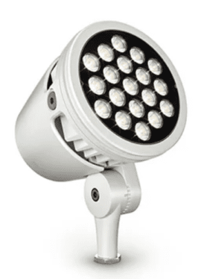 Color Kinetics -523-000111-24 - eW Burst Powercore gen3 - 3000K LED IP66-Rated Spot with Landscape Mount and 6-Degree Beam in Gray Finish