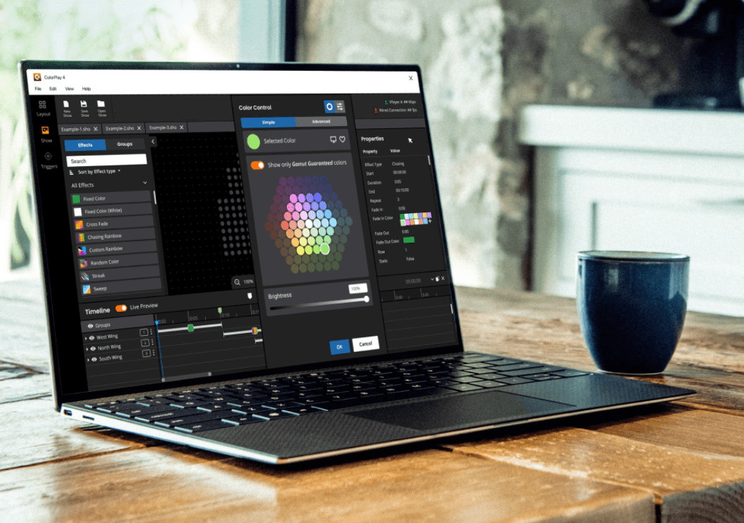 Creation Control Portfolio Software Interface